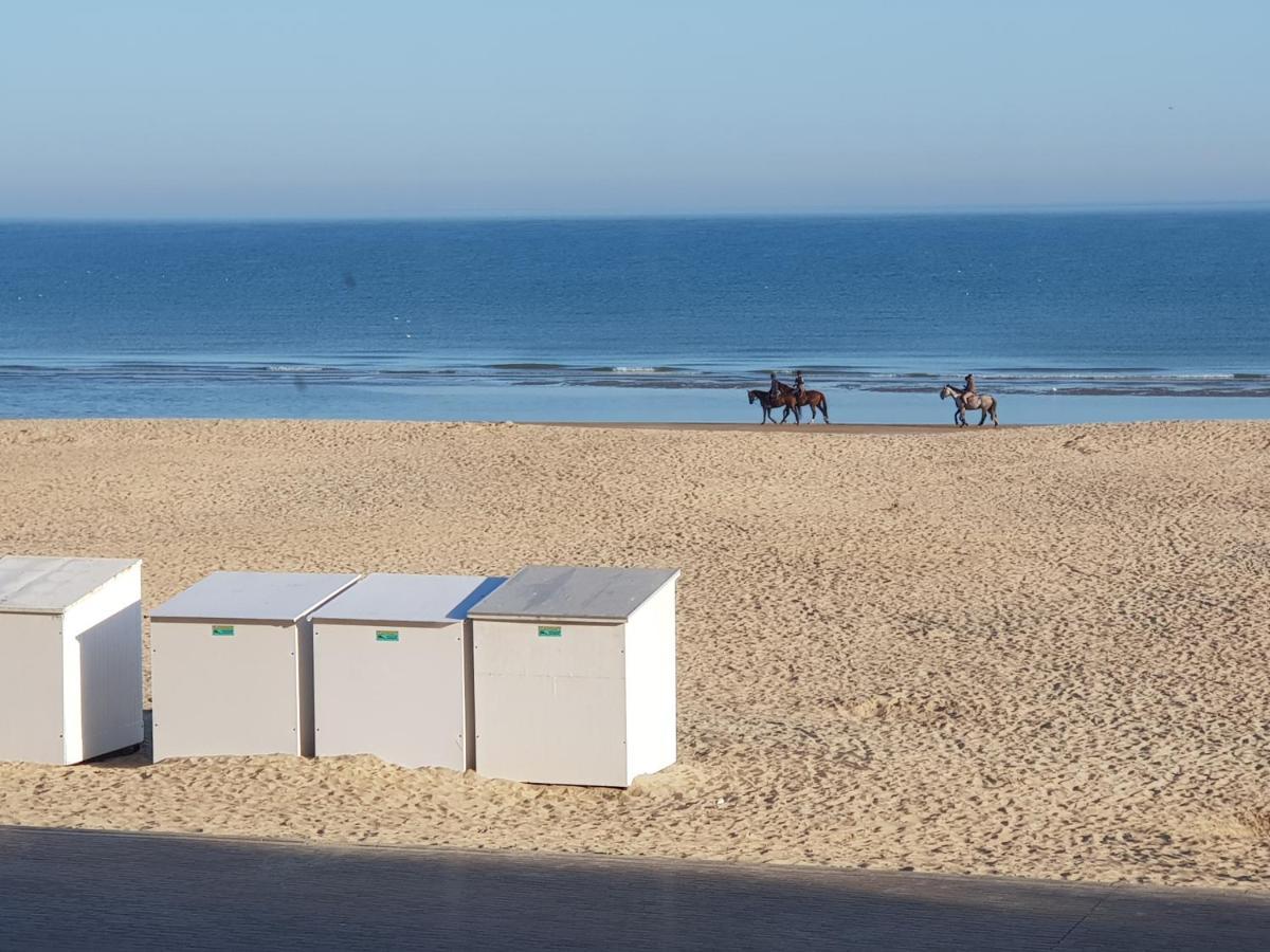 Koksijde Zeedijk La Digue 102 Appartement Met Garage - Lateraal Zeezicht المظهر الخارجي الصورة